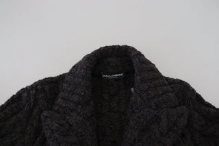 Elegant Double-breasted Wool-cashmere Coat