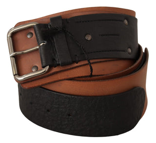 Elegant Dual-tone Leather Fashion Belt - Luxury for You