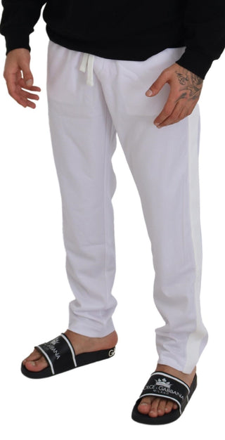 Elegant White Jogger Pants For Sophisticated Comfort