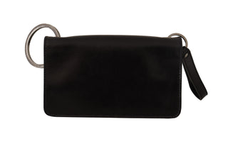 Elegant Mini Leather Wallet In Timeless Black