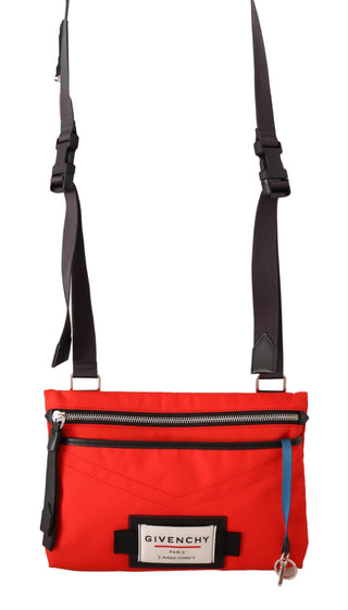 Chic Red And Black Downtown Crossbody Bag - Luxury for You