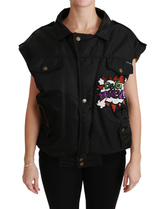 Elegant Black Bomber Jacket With Detachable Features - Luxury for You