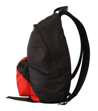 Sleek Urban Backpack In Black And Red - Luxury for You