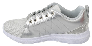 Sleek Silver Sneakers For Trendsetters - Luxury for You