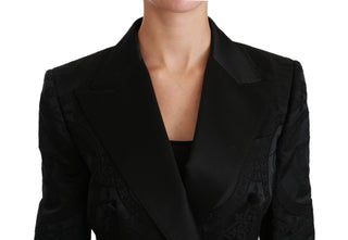 Elegant Crown-patterned Double Breasted Jacket - Luxury for You