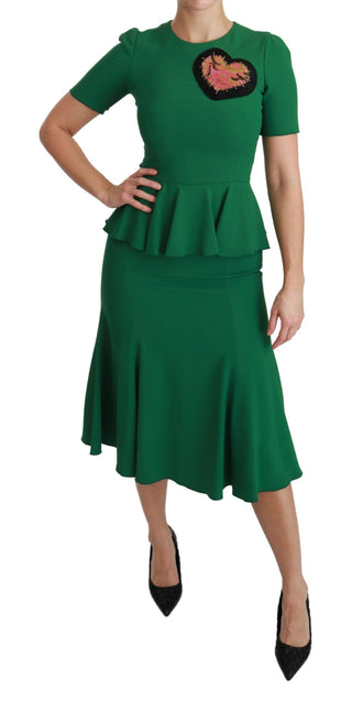 Enchanted Green Mermaid Midi Dress - Luxury for You