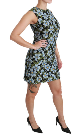 Elegant Floral Mini Shift Dress - Luxury for You