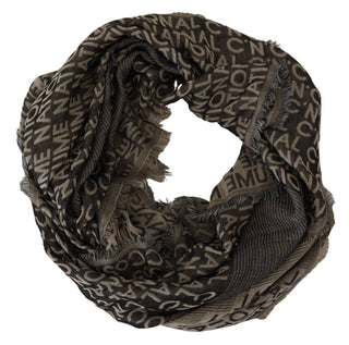 Chic Fringed Viscose-silk Scarf