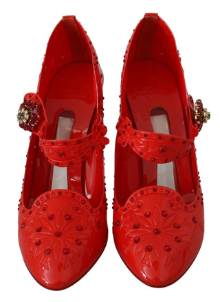 Chic Red Crystal Cinderella Pumps - Luxury for You