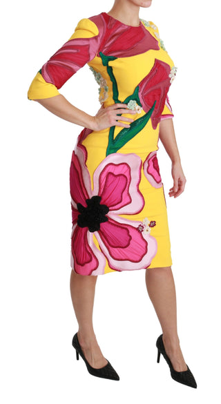 Sunshine Bloom Sheath Knee-length Dress - Luxury for You