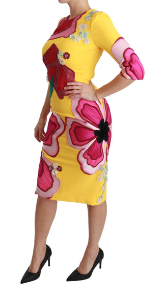 Sunshine Bloom Sheath Knee-length Dress - Luxury for You