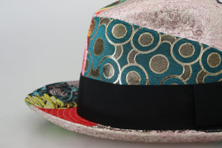 Eclectic Chic Multicolor Fedora Cap