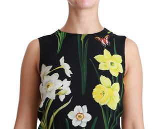 Floral Sheath Mini Dress - Elegance Redefined - Luxury for You