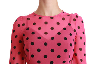 Elegant Polka Dot A-line Knee Length Dress - Luxury for You