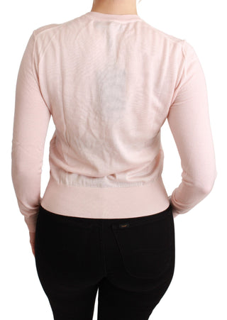 Silk Blend Floral Embroidered Sweater - Luxury for You