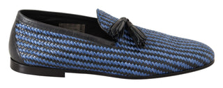 Elegant Woven Leather Loafers - Luxury for You