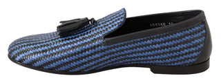 Elegant Woven Leather Loafers - Luxury for You