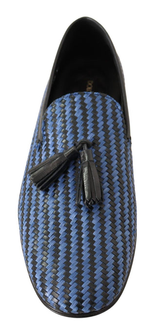 Elegant Woven Leather Loafers - Luxury for You