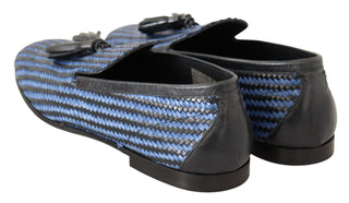 Elegant Woven Leather Loafers - Luxury for You