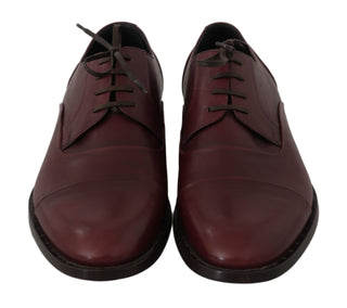 Elegant Bordeaux Leather Dress Shoes - Luxury for You