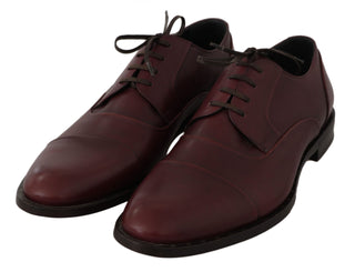 Elegant Bordeaux Leather Dress Shoes - Luxury for You