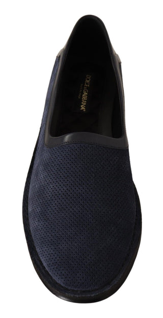 Elegant Perforated Leather Loafers - Luxury for You