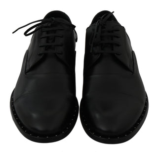 Sleek Black Leather Formal Dress Shoes - Luxury for You