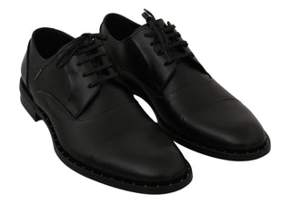 Sleek Black Leather Formal Dress Shoes - Luxury for You