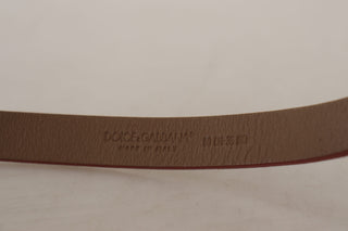 Chic Suede Belt With Logo Engraved Buckle