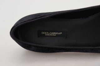 Elegant Black Silk-blend Loafers