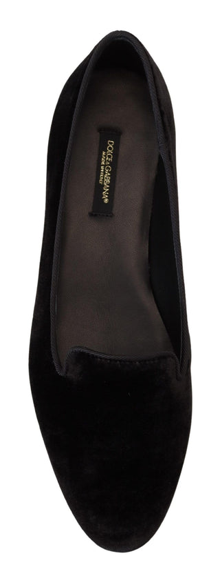 Elegant Black Silk-blend Loafers