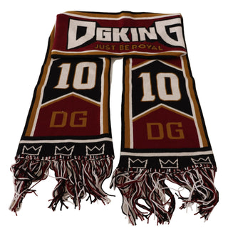 Elegant Dg King Wool & Cashmere Scarf