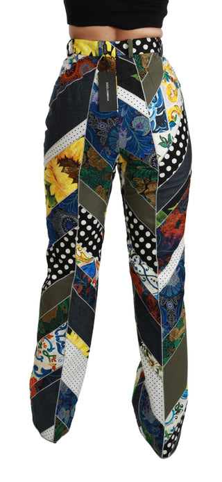 Elegant High Waist Multicolor Straight Pants - Luxury for You