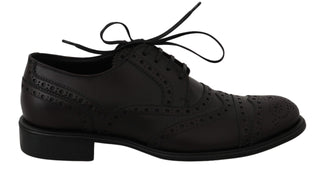 Elegant Bordeaux Wingtip Derby Dress Shoes - Luxury for You