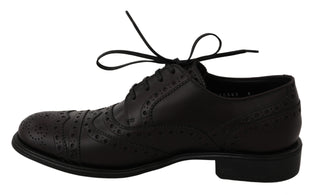 Elegant Bordeaux Wingtip Derby Dress Shoes - Luxury for You