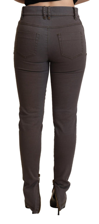 Chic Brown Slim-fit Skinny Jeans - Luxury for You