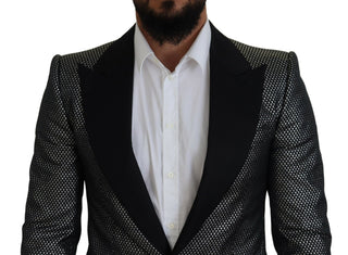 Elegant Jacquard Single Breasted Blazer