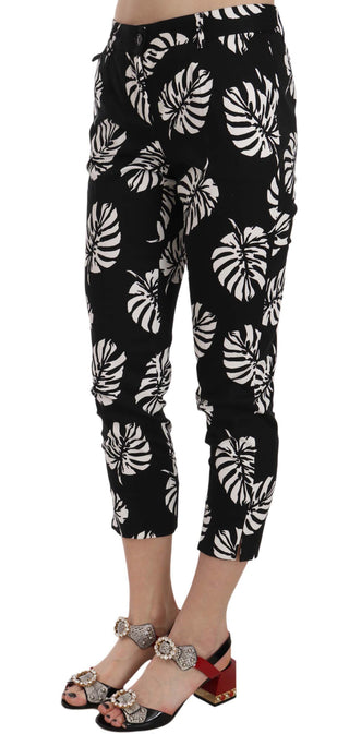 Elegant Skinny Capri With Palm Print - Luxury for You