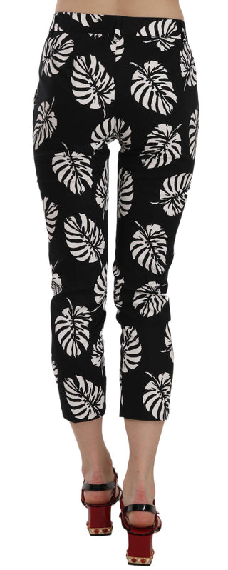 Elegant Skinny Capri With Palm Print - Luxury for You