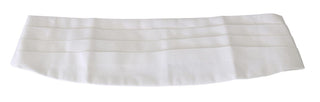 Elegant Silk White Cummerbund - Luxury for You