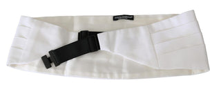 Elegant Silk White Cummerbund - Luxury for You