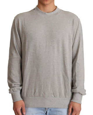 Sophisticated Gray Crewneck Sweater - Luxury for You