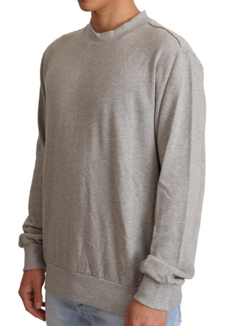 Sophisticated Gray Crewneck Sweater - Luxury for You