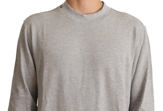 Sophisticated Gray Crewneck Sweater - Luxury for You