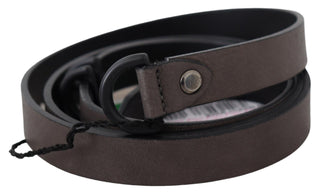 Elegant Dark Brown Leather Belt - Luxury for You