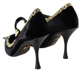 Elegant Velvet Patent Embroidered Pumps - Luxury for You