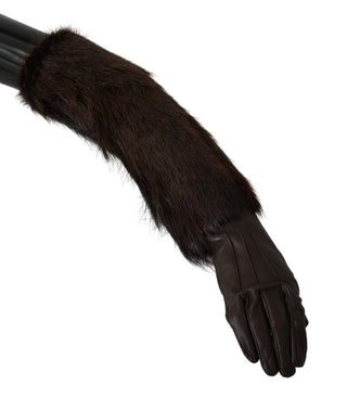 Elegant Elbow Length Leather Gloves - Luxury for You