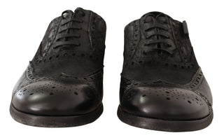 Exotic Leather Brogue Derby Dress Shoes - Luxury for You