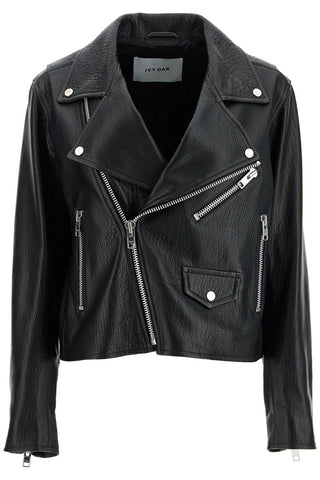 Lenny Sue Leather Biker Jacket