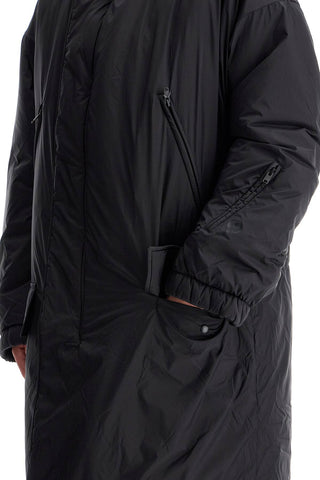 Long Padded Nylon Parka Coat